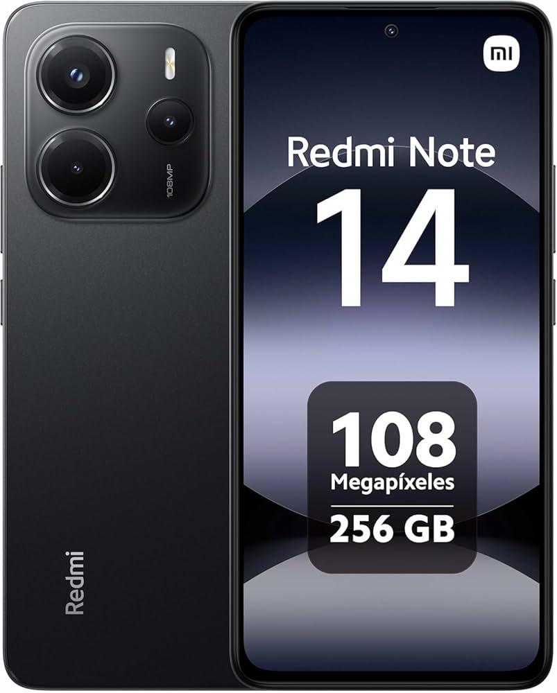 Xiaomi Redmi Note 14 Mobile (Midnight Black 8GB RAM, 256GB